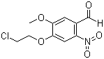 4-(2-氯乙氧基)-5-甲氧基-2-硝基苯甲醛分子结构 (CAS 348618-75-7)