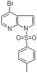 4-溴-1-对甲苯磺酰-7-氮杂吲哚分子结构 (CAS 348640-07-3)