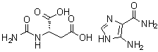 5-Amino-1H-imidazole-4-carboxamide N-(aminocarbonyl)aspartate molecular structure (CAS 34879-33-9)