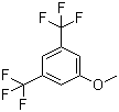3,5-二(三氟甲基)苯甲醚分子结构 (CAS 349-60-0)