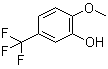 2-甲氧基-5-三氟甲基苯酚分子结构 (CAS 349-67-7)