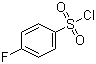 structure of CAS# 349-88-2, 4-Fluorobenzenesulfonyl chloride
