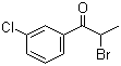 2-Bromo-3'-chloropropiophenone molecular structure (CAS 34911-51-8)