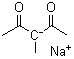 3-Methyl-2,4-pentanedione sodium salt molecular structure (CAS 34916-51-3)