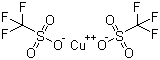 Copper(II) trifluoromethanesulphonate molecular structure (CAS 34946-82-2)