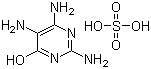 structure of CAS# 35011-47-3, 2,4,5-Triamino-6-hydroxypyrimidine sulfate;2,5,6-Triamino-4-pyrimidol sulfate