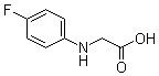 structure of CAS# 351-95-1, N-(4-Fluorophenyl)glycine;N-(p-Fluorophenyl)glycine