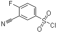 4-Fluoro-3-cyanobenzenesulfonyl chloride molecular structure (CAS 351003-23-1)