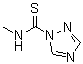 N-Methyl-1H-1,2,4-triazole-1-carbothioamide molecular structure (CAS 35101-78-1)