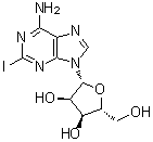 结构式 CAS# 35109-88-7, 2-碘腺苷
