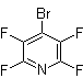 4-溴四氟吡啶分子结构 (CAS 3511-90-8)