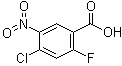 4-Chloro-2-fluoro-5-nitrobenzoic acid molecular structure (CAS 35112-05-1)