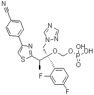 Fosravuconazole molecular structure (CAS 351227-64-0)