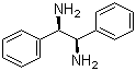 结构式 CAS# 35132-20-8, (1R,2R)-1,2-二苯基乙二胺