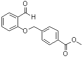 结构式 CAS# 351335-29-0, 4-(2-甲酰基苯氧基甲基)苯甲酸甲酯