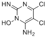 5,6-Dichloro-3-hydroxy-2-iminopyrimidin-4-amine molecular structure (CAS 35139-68-5)