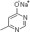 Sodium 6-methylpyrimidin-4-olate molecular structure (CAS 351433-14-2)