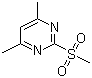 4,6-Dimethyl-2-methylsulfonylpyrimidine molecular structure (CAS 35144-22-0)