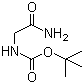 结构式 CAS# 35150-09-5, Boc-甘氨酰胺; N-叔丁氧羰基-L-甘氨酰胺