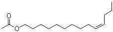 cis-10-Tetradecen-1-ol acetate molecular structure (CAS 35153-16-3)
