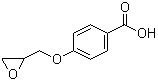 结构式 CAS# 35217-95-9, 4-(2-环氧乙烷基甲氧基)苯甲酸