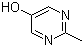 2-甲基-5-羟基嘧啶分子结构 (CAS 35231-56-2)