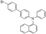 structure of CAS# 352359-42-3, 4-[N-(1-Naphthyl)-N-phenylamino]-4'-bromobiphenyl;N-(4'-Bromo-1,1'-biphenyl-4-yl)-N-phenyl-1-naphthalenamine