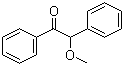 结构式 CAS# 3524-62-7, (+/-)-安息香甲醚; 苯偶姻甲醚; 2-甲氧基-1,2-二苯基乙酮
