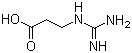 结构式 CAS# 353-09-3, 3-胍基丙酸; beta-丙酸胍