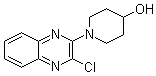 1-(3-Chloro-2-quinoxalinyl)-4-piperidinol molecular structure (CAS 353257-77-9)