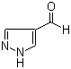 结构式 CAS# 35344-95-7, 1H-吡唑-4-甲醛
