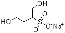 Sodium 1,4-dihydroxy-2-butanesulfonate molecular structure (CAS 35430-88-7)