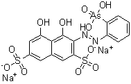 structure of CAS# 3547-38-4, 3-[(2-Arsonophenyl)azo]-4,5-dihydroxy-2,7-naphthalenedisulfonic acid disodium salt