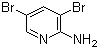 2-Amino-3,5-dibromopyridine molecular structure (CAS 35486-42-1)