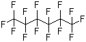 structure of CAS# 355-42-0, Perfluorohexane;Tetradecafluorohexane; Tetradecafluoro-n-hexane