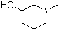 3-Hydroxy-1-methylpiperidine molecular structure (CAS 3554-74-3)