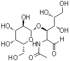 structure of CAS# 3554-90-3, beta-D-Galactosyl-(1→3)-N-acetyl-D-galactosamine;beta-Galactosyl-(1→3)-N-acetylgalactosamine