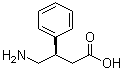 (R)-4-氨基-3-苯基丁酸分子结构 (CAS 35568-36-6)