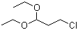 结构式 CAS# 35573-93-4, 3-氯-1,1-二乙氧基丙烷; 3-氯丙醛二乙醇缩醛