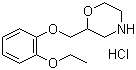 Viloxazine hydrochloride molecular structure (CAS 35604-67-2)