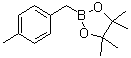 structure of CAS# 356570-52-0, 4-Methylbenzylboronic acid pinacol ester;4,4,5,5-Tetramethyl-2-(4-methylbenzyl)-1,3,2-dioxaborolane