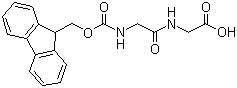 structure of CAS# 35665-38-4, Fmoc-Gly-Gly-OH;N-[(9H-Fluoren-9-ylmethoxy)carbonyl]glycyl-glycine; Fmoc-glycyl-glycine