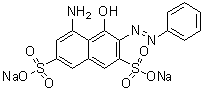 C.I. Acid Red 33 molecular structure (CAS 3567-66-6)
