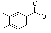 结构式 CAS# 35674-20-5, 3,4-二碘苯甲酸