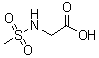 structure of CAS# 35688-18-7, N-(Methylsulfonyl)glycine;Methanesulfonamidoacetic acid; N-(Methanesulfonyl)glycine