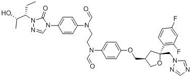 泊沙康唑杂质B分子结构 (CAS 357189-95-8)
