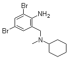 溴己新分子结构 (CAS 3572-43-8)
