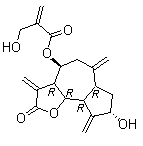 Cynaropikrin molecular structure (CAS 35730-78-0)