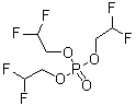 三(2,2-二氟乙基)磷酸酯分子结构 (CAS 358-64-5)