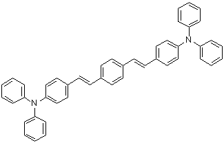 4,4'-[1,4-phenylenedi-(1E)-2,1-ethenediyl]bis[N,N-diphenylbenzenamine] molecular structure (CAS 358374-59-1)